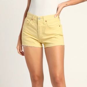 Levis 501 High Rise Jean Shorts